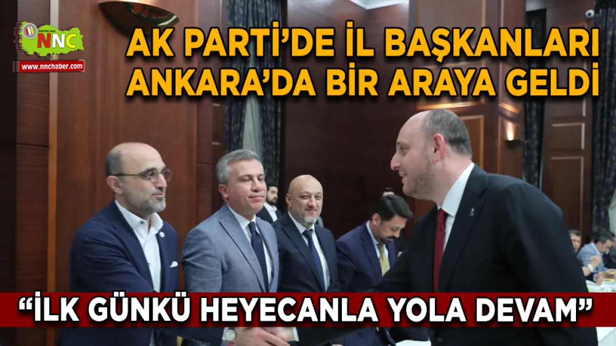 Mustafa Özboyacı AK Parti Genel Merkez’de toplantıya katıldı