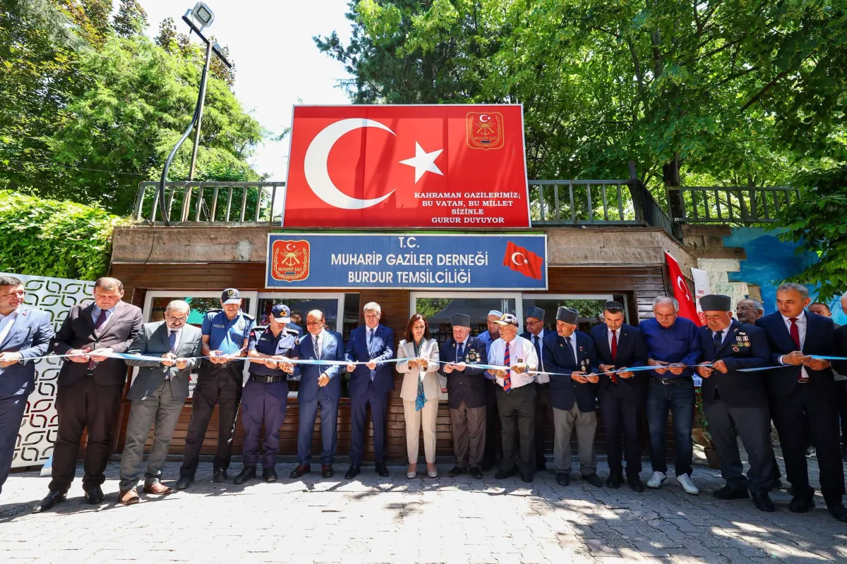 Burdur'da Muharip Gaziler Derneği’nin Yeni Hizmet Binası Açıldı