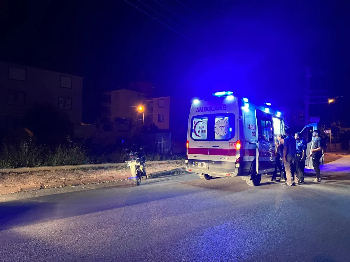 Bucak’ta motosiklet kazasında 2 kişi yaralandı