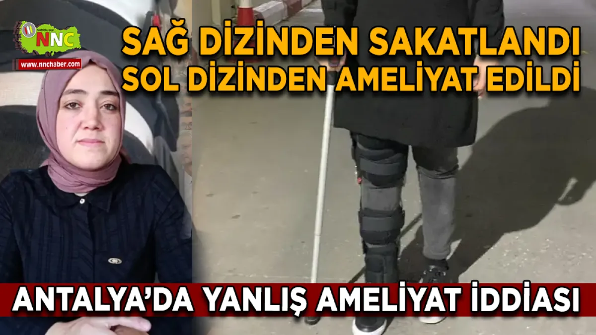 Sağ dizinden sakatlandı sol dizinden ameliyat edildi