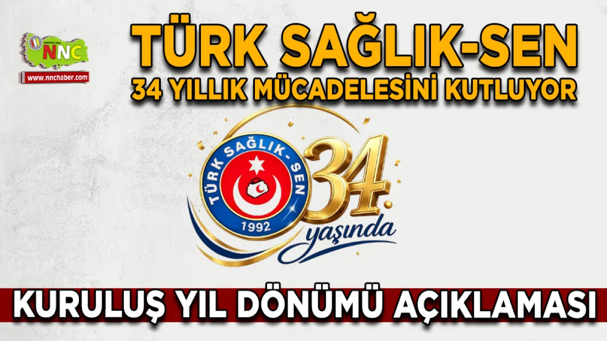Türk Sağlık-Sen 34 yıllık mücadelesini kutluyor