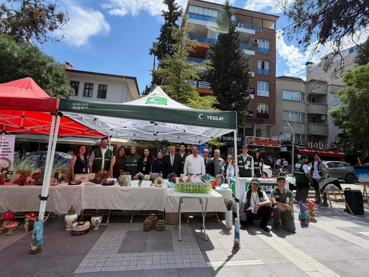 Burdur’da bağımlılıkla mücadele sergisi açıldı