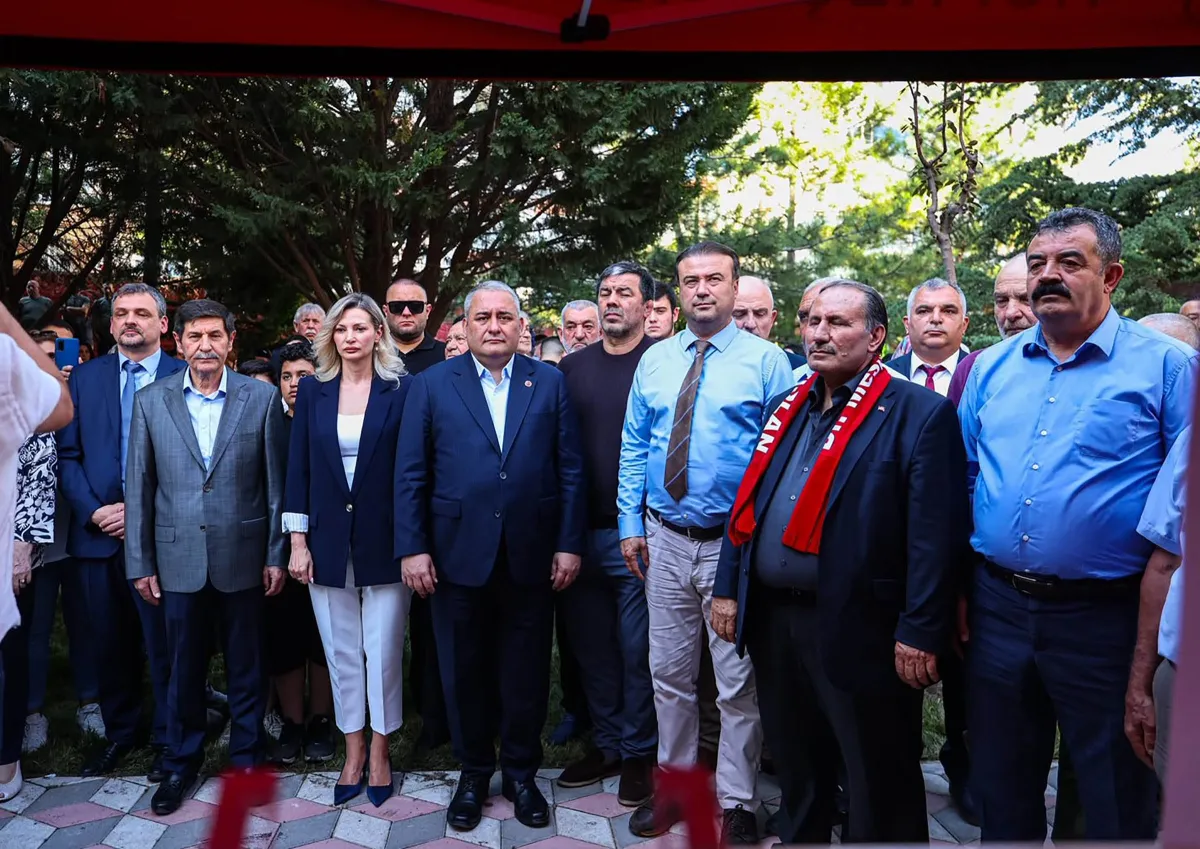 Keçiören'de Şeyh Şamil Büstü Törenle Açıldı