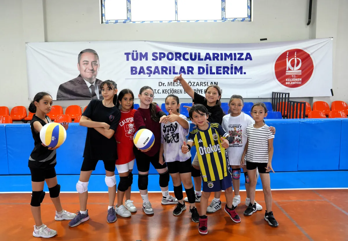 Keçiören'de Yaz Spor Okullarına Yoğun İlgi: 5 Bin 500 Öğrenci Ücretsiz Eğitim Alıyor