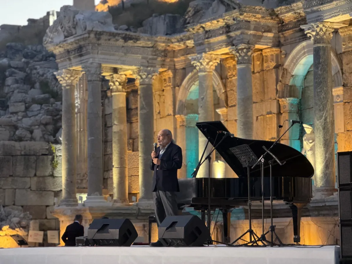 Tarihin kalbinde İdil Biret'e vefa Sagalassos'ta unutulmaz gala konseri