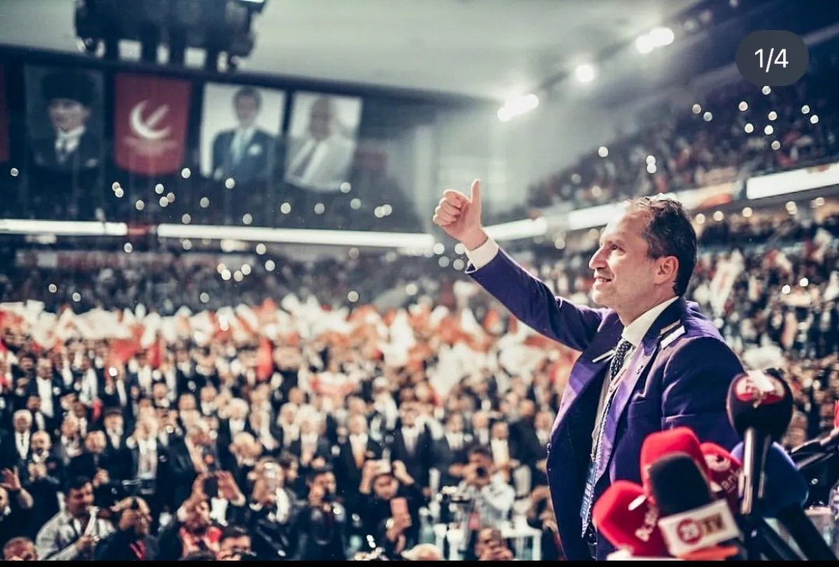 Yeniden Refah Partisi 703 Bin Üyeyle Türkiye'nin En Büyük Üçüncü Partisi Oldu