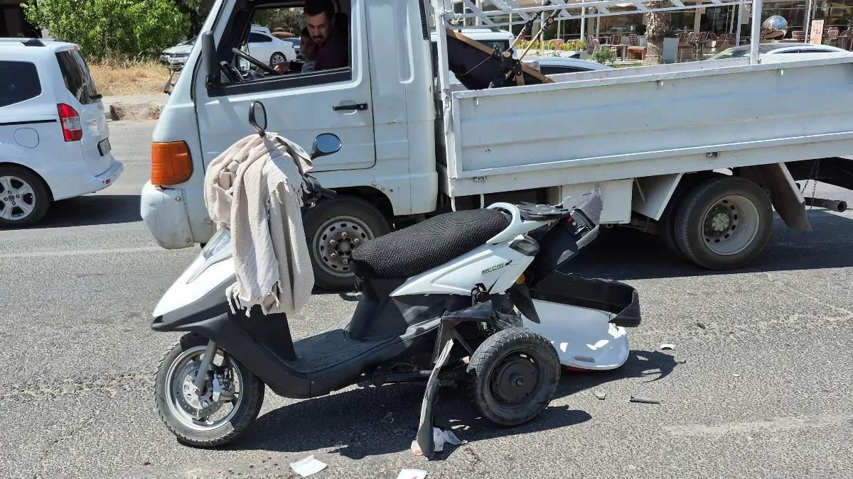 Adıyaman'da otomobille motosiklet çarpıştı: 1 yaralı