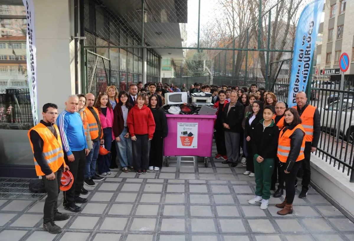 Çankaya'da 50 Ton Elektronik Atık Geri Dönüşüme Kazandırıldı