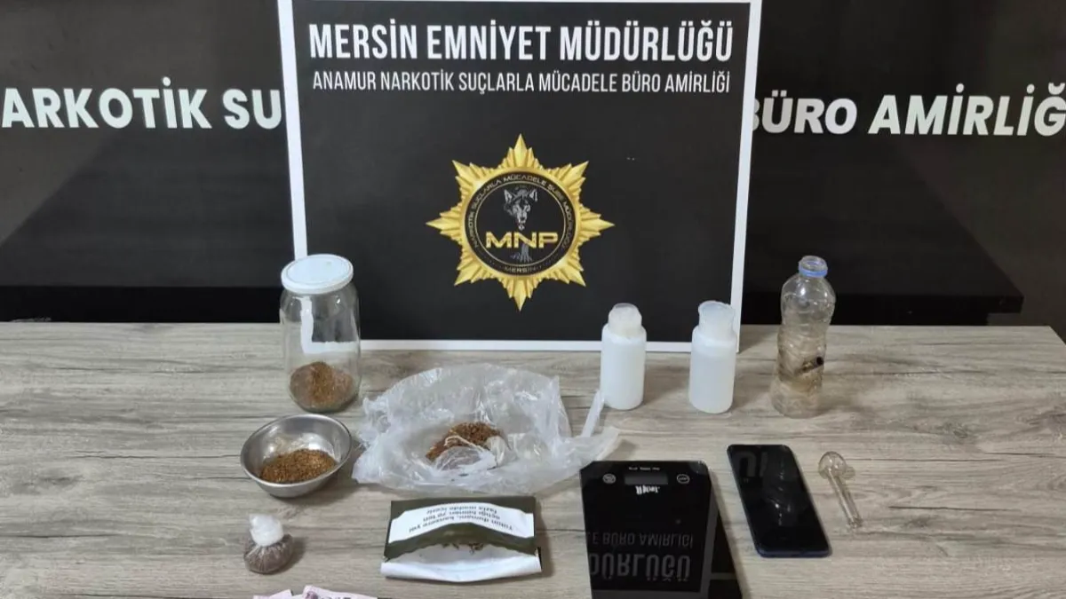Anamur'da uyuşturucu operasyonu: 1 şüpheli tutuklandı