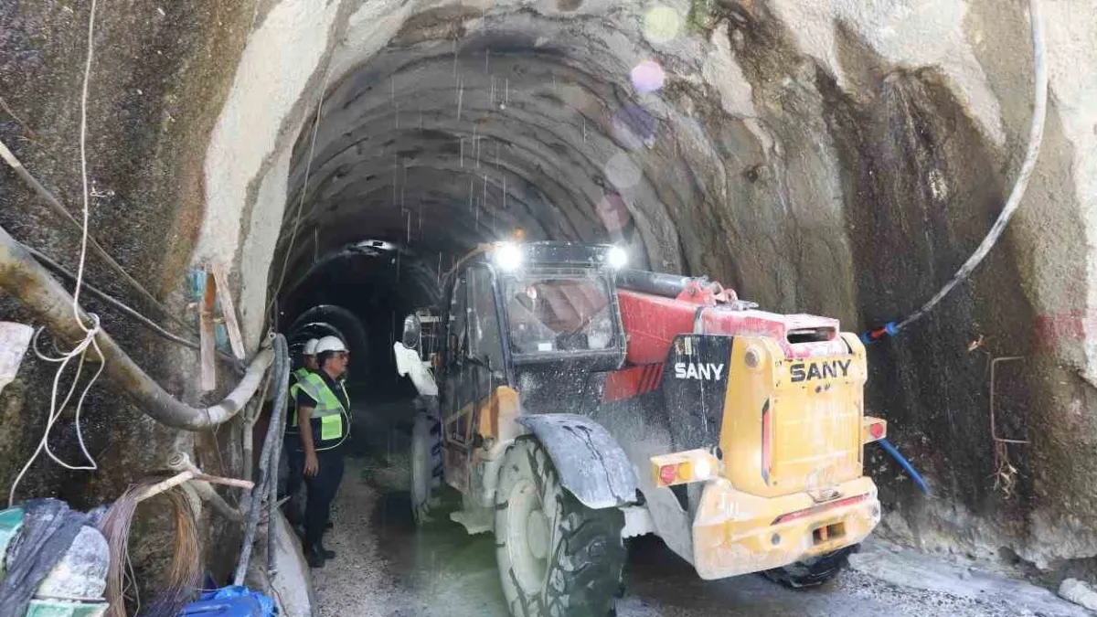 Atık su tüneli projesinde kazı çalışmaları yüzde 92’ye ulaştı