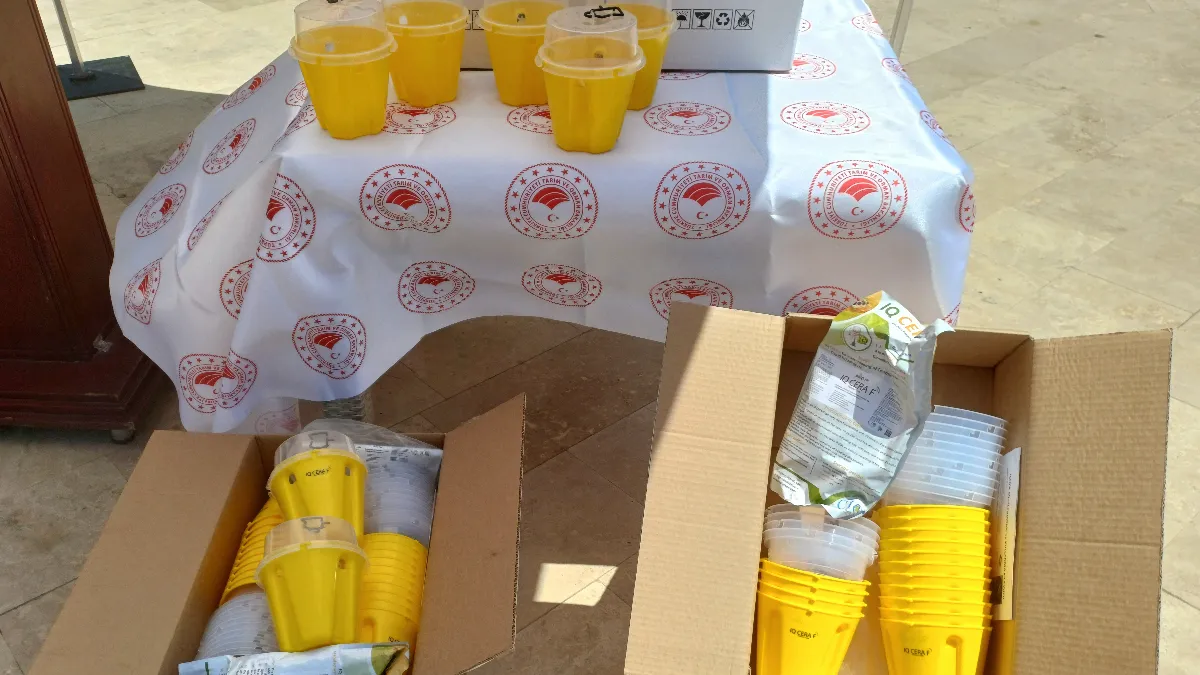 Aydın'da biyoteknik mücadeleye 13 bin tuzak desteği