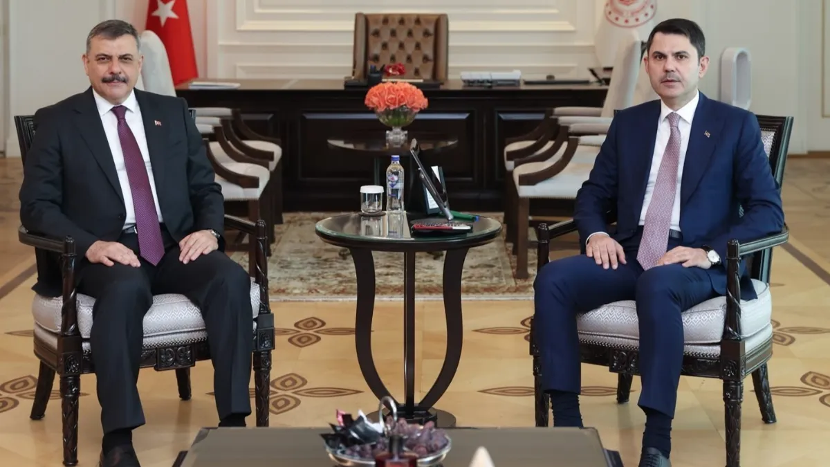 Bakan Çiftçi'den Bakan Kurum'a ziyaret