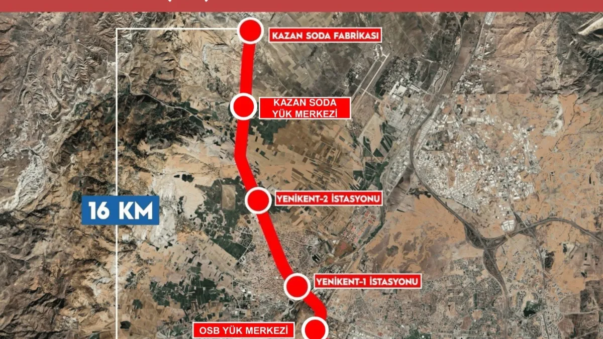 Bakan Uraloğlu: "Ankara’nın batısını kuşatan banliyö hattı yaklaşık 52 kilometreye ulaşacak"