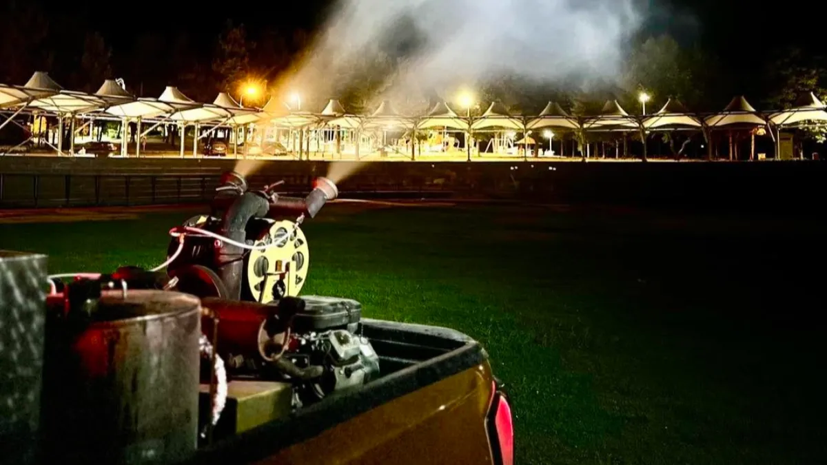 Bilecik'te haşerelere karşı gece mesaisi
