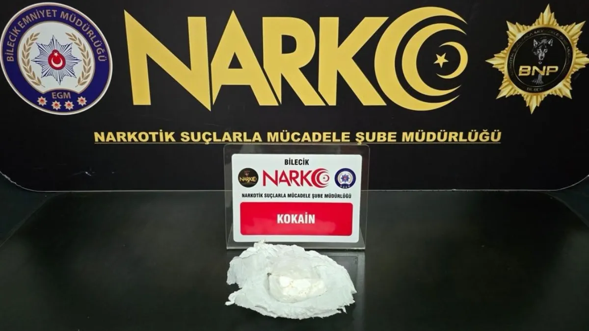 Bilecik'te uyuşturucu operasyonu: 1 gözaltı