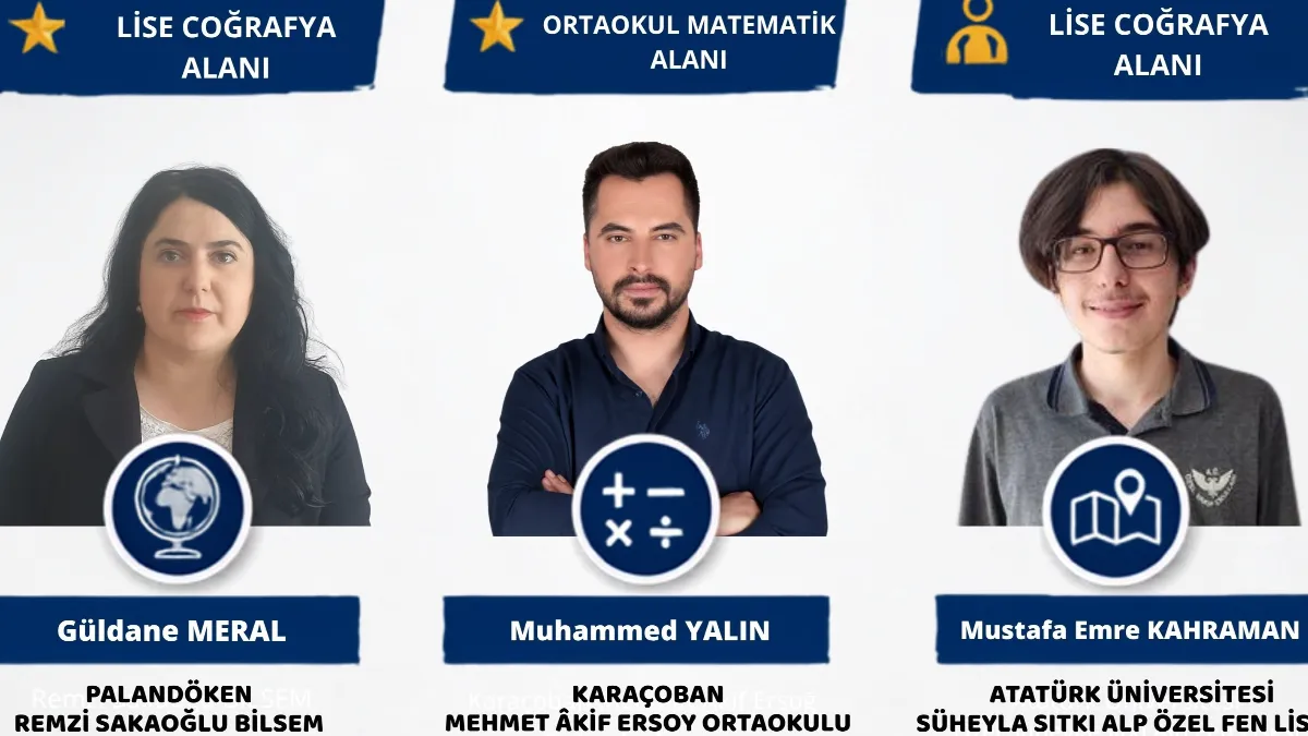 Bilim Olimpiyatları'nda Erzurum başarısı