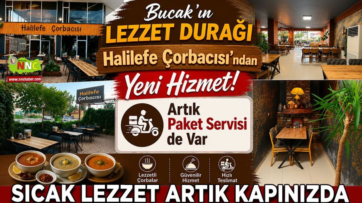 Bucak'ın Lezzet Durağı Halilefe Çorbacısı'ndan Yeni Hizmet! Artık Paket Servisi de Var