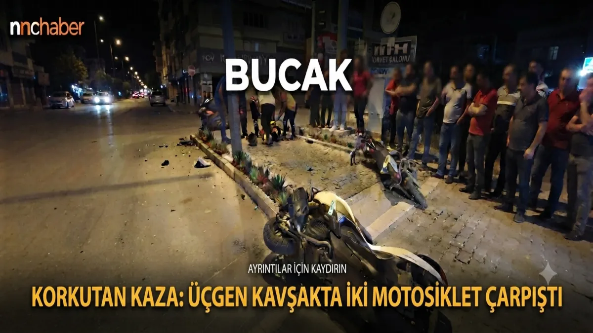 Bucak Süleyman Demirel Bulvarı'nda Kaza: Motosiklet Sürücüleri Yaralandı