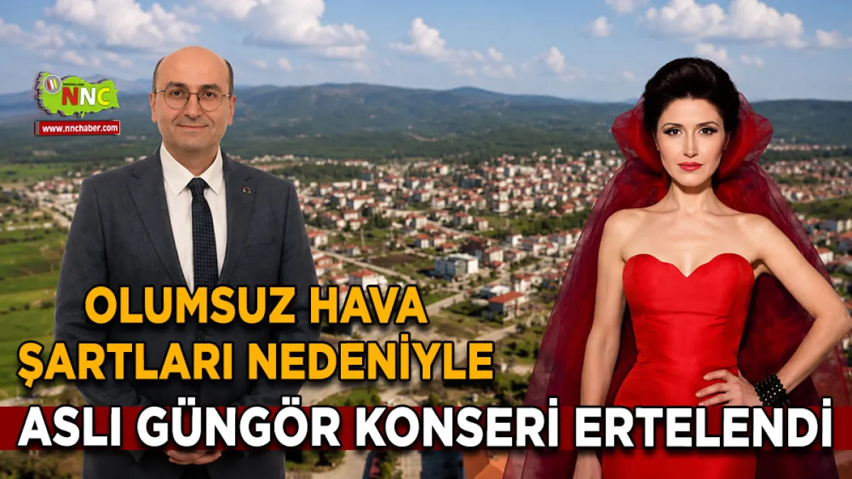 Çavdır Belediyesi'nden konser açıklaması Aslı Güngör konseri ertelendi