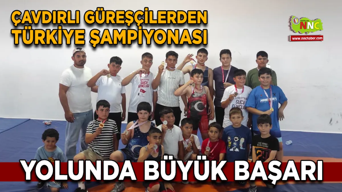 Çavdırlı Güreşçilerden Türkiye Şampiyonası Yolunda Büyük Başarı