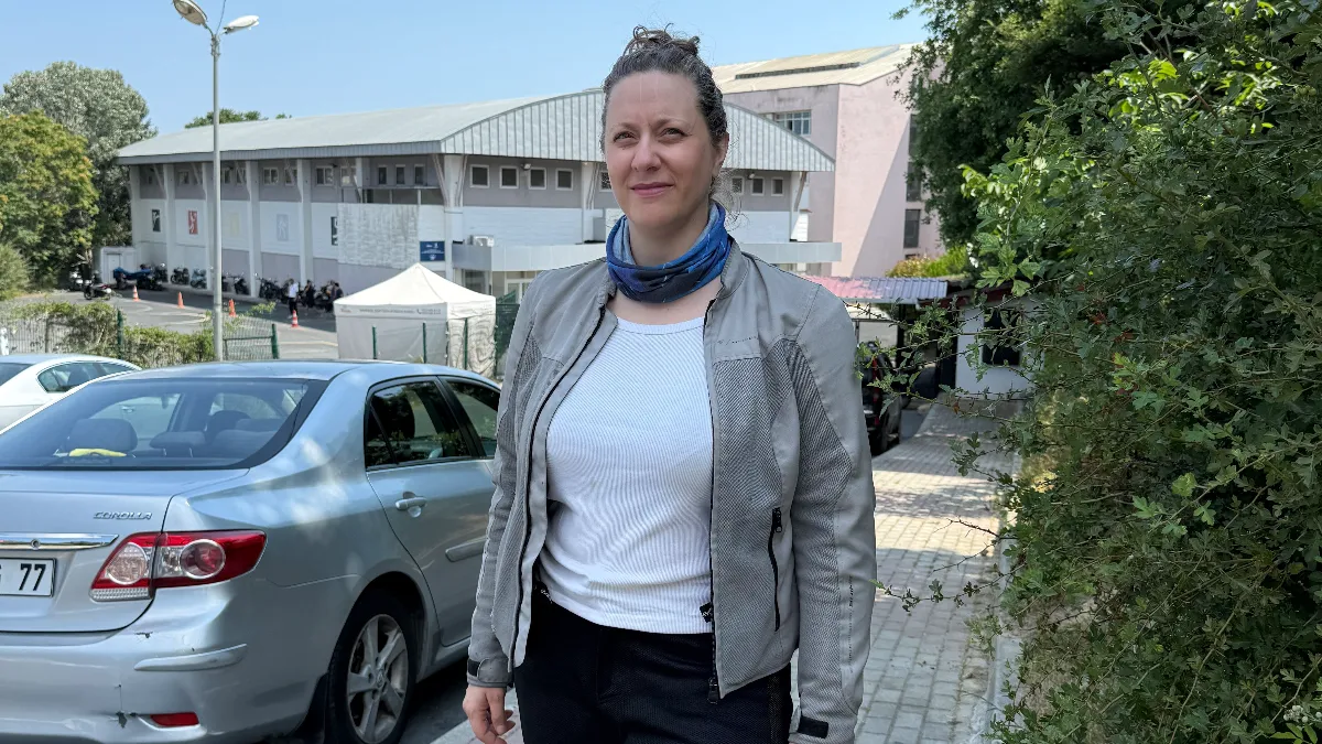 Çorlu'da yola dökülen yağ kazaya neden oldu: Metrelerce sürüklendiler, o anlar kamerada