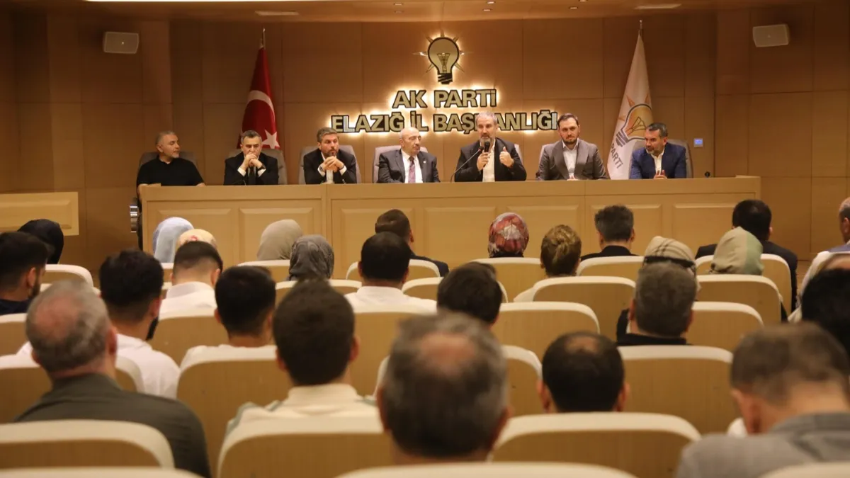 Genel Başkan Yardımcısı Mustafa Şen Elazığ'da Teşkilatla Buluştu