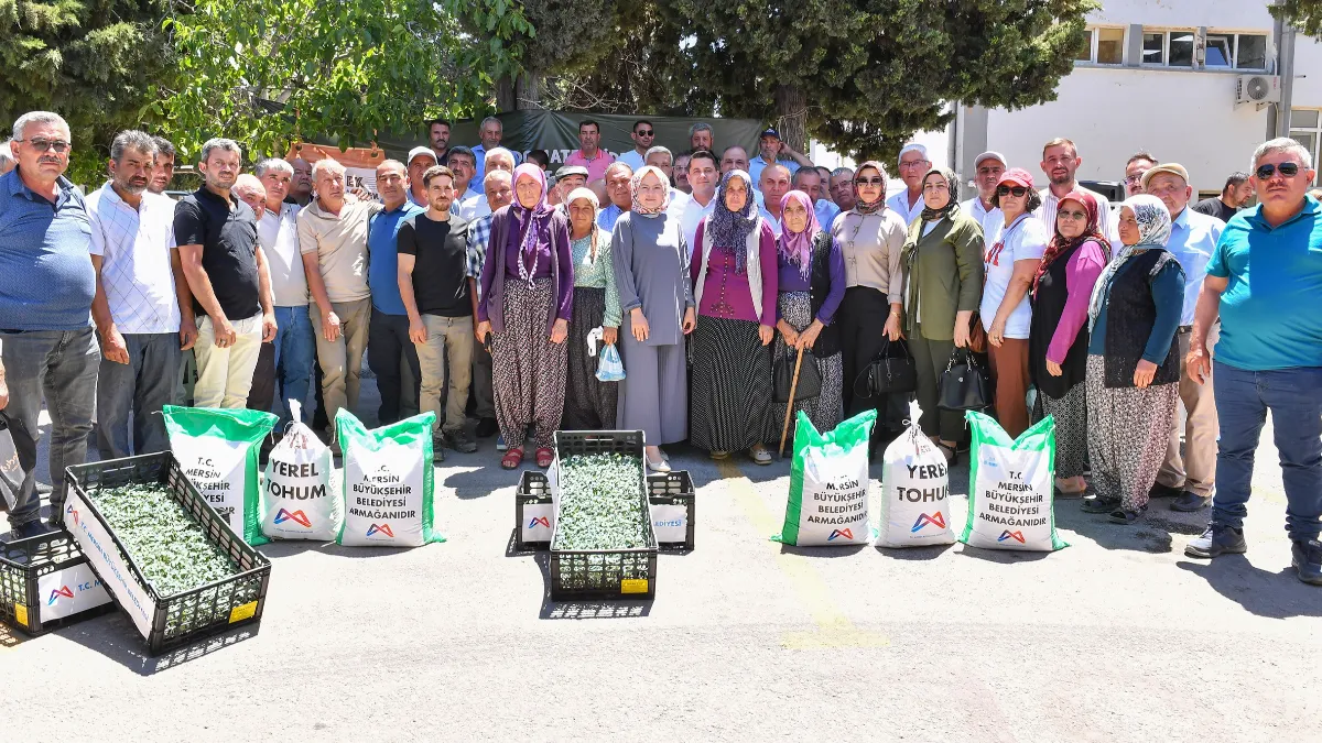  Gülnarlı üreticilere fide, ekipman ve sulama desteği