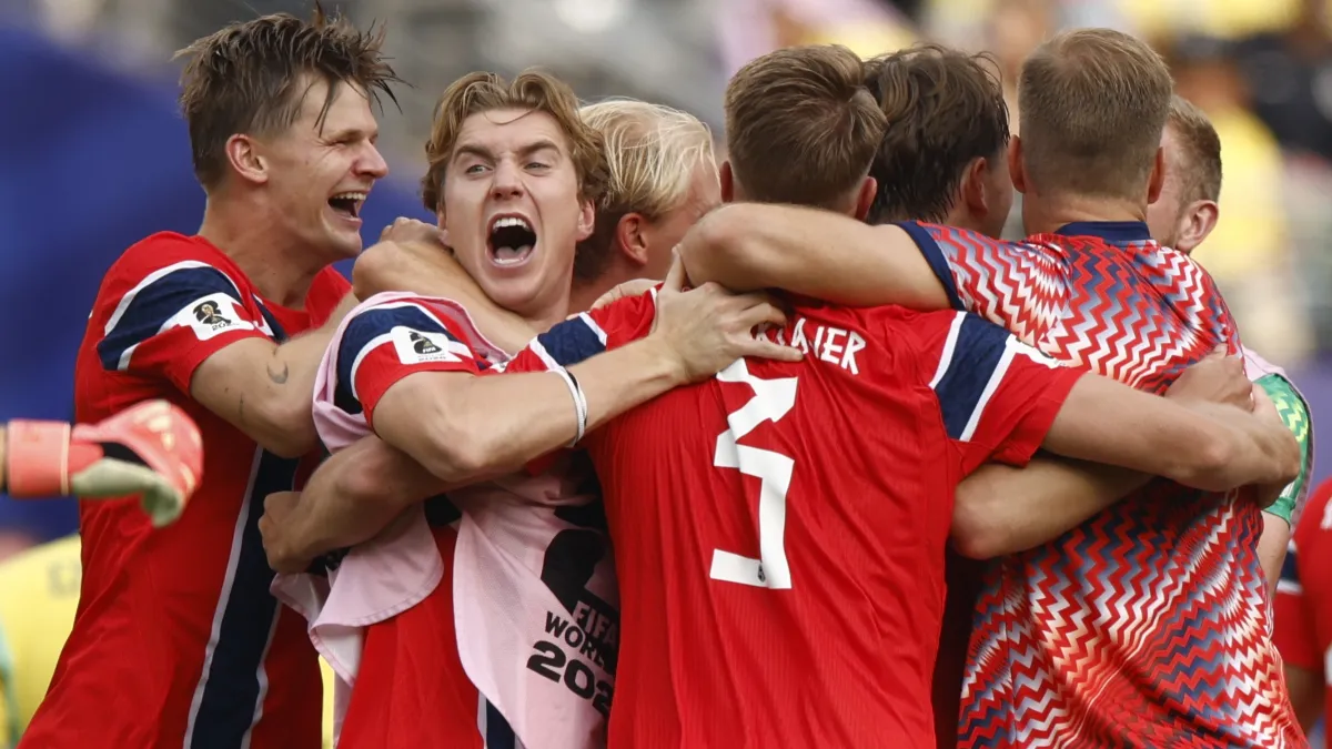 Haaland Brezilya'yı yıktı, Norveç çeyrek finalde