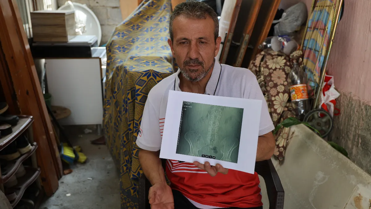 İş kazası geçirdi, ameliyat oldu, belinde panç unutuldu