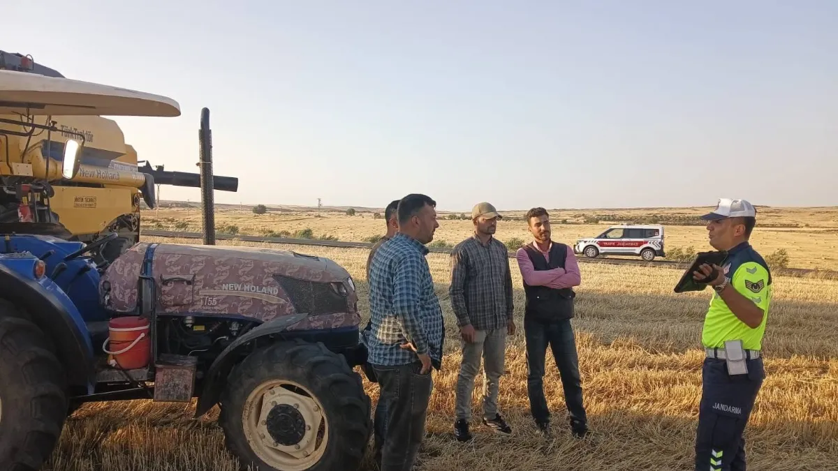 Kilis'te traktör ve tarım araçlarına trafik denetimi