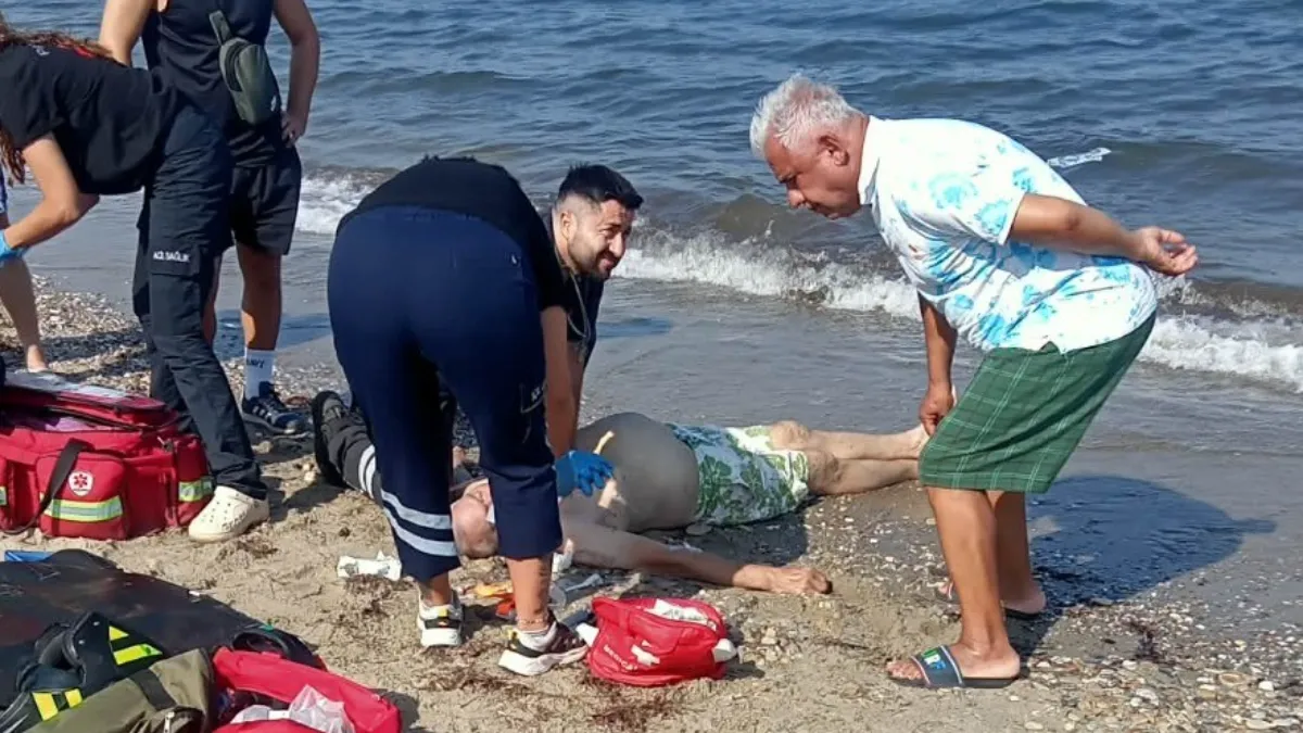 Kuşadası'nda bir kişi boğularak hayatını kaybetti