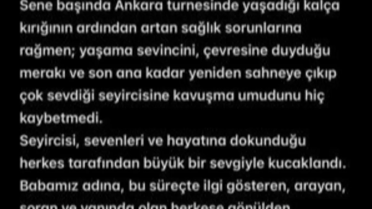 Oyuncu Zihni Göktay hayatını kaybetti