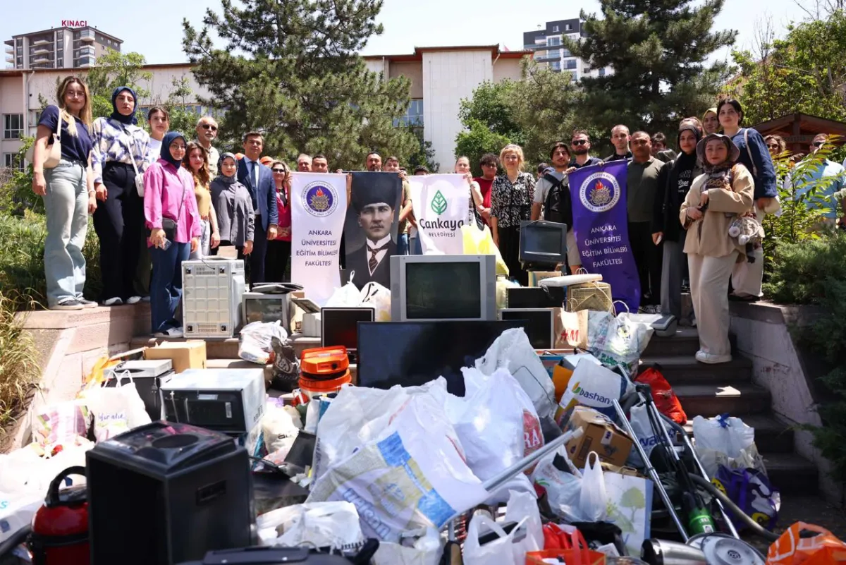 Çankaya'da 50 Ton Elektronik Atık Geri Dönüşüme Kazandırıldı