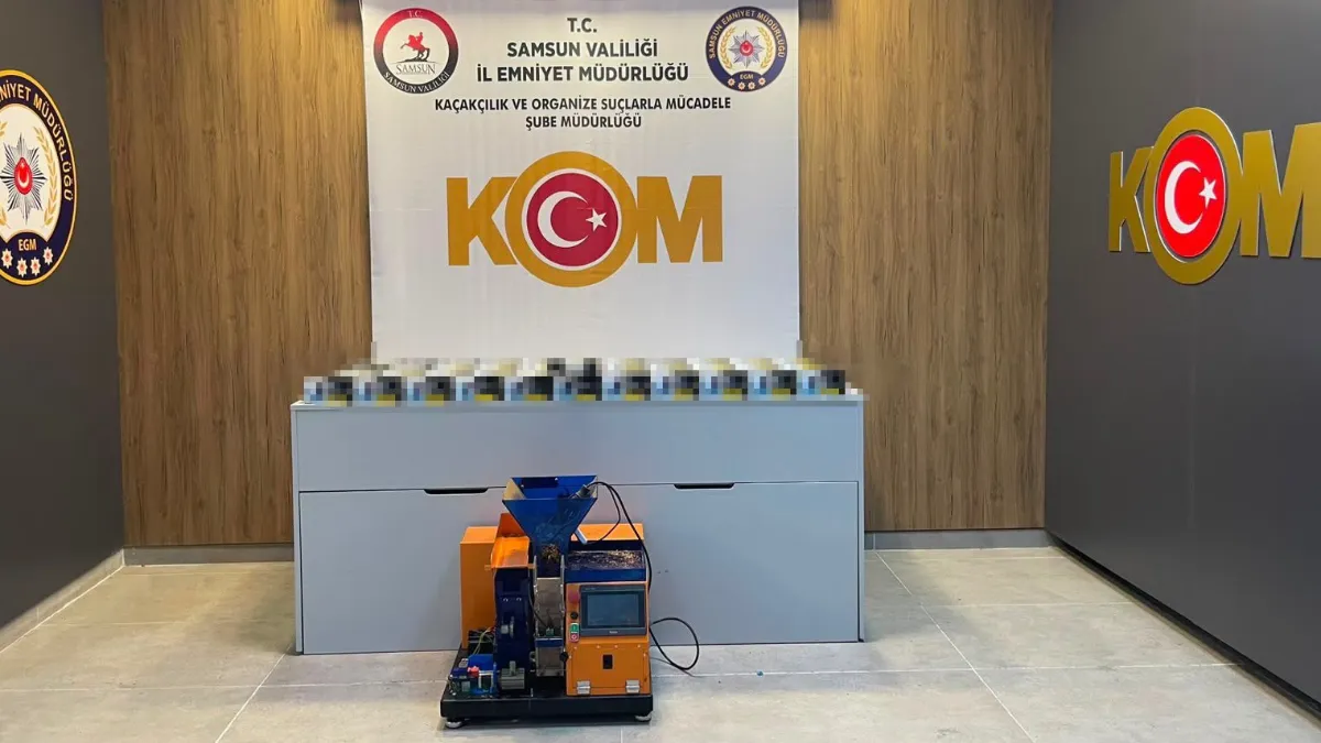 Samsun'da 20 bin kaçak sigaraya ele geçirildi