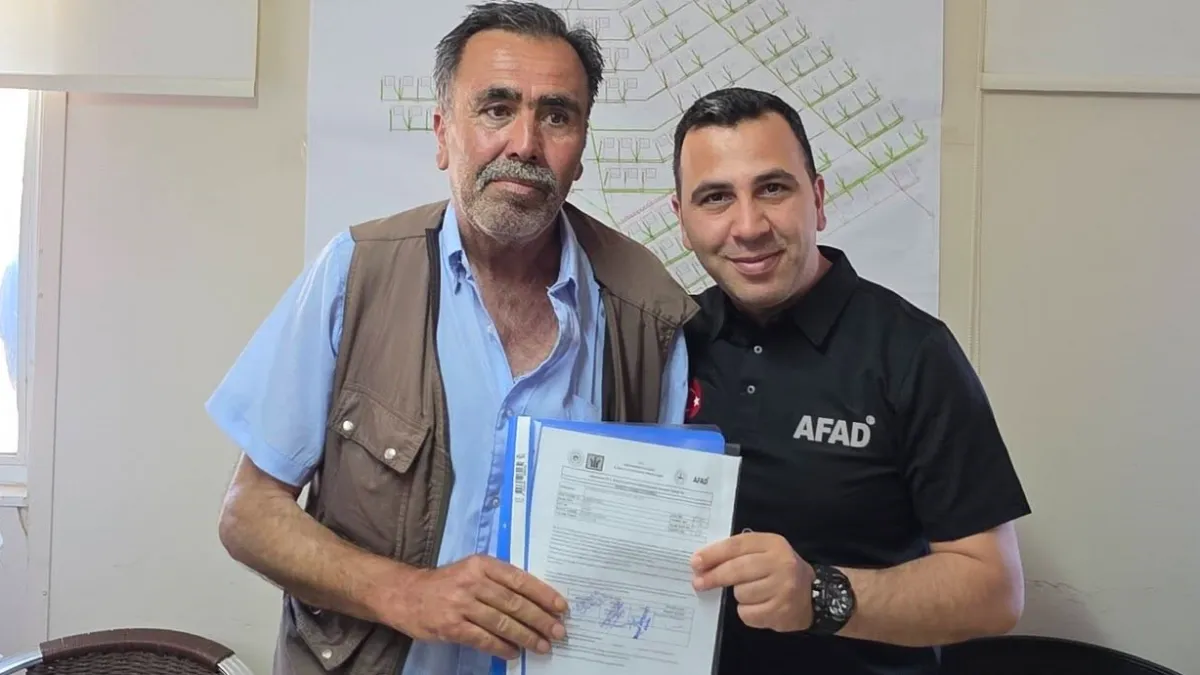Savran'da depremzede aileler yeni yuvalarına kavuştu