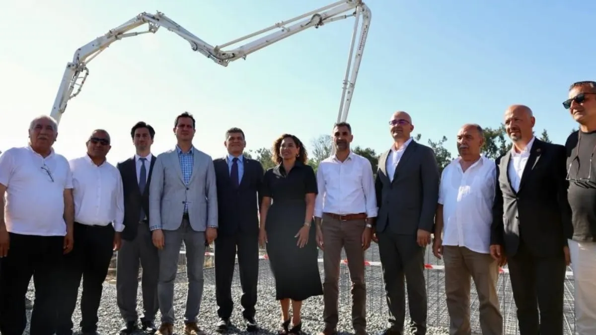 Tekirdağ'da mezarlık ve gasilhane ek hizmet binasının temeli atıldı