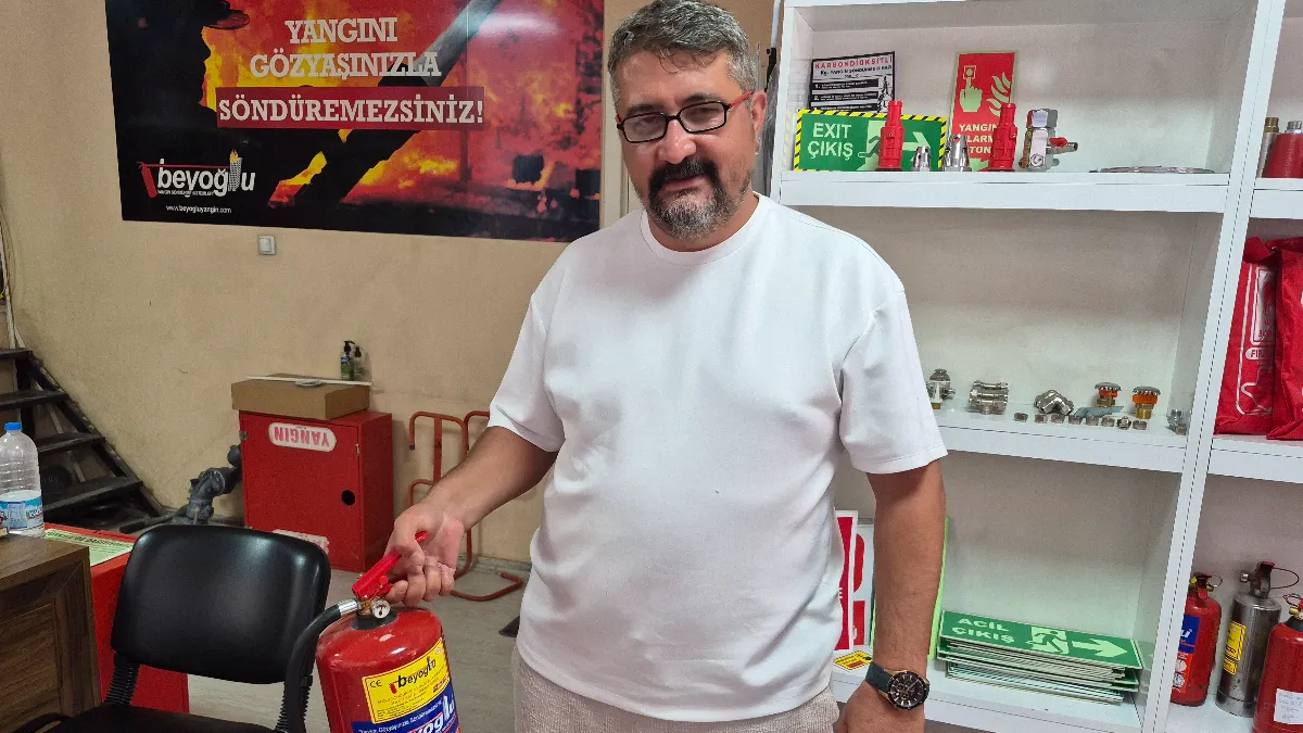 Yangın söndürme cihazlarına düzenli bakım ve eğitim önemli