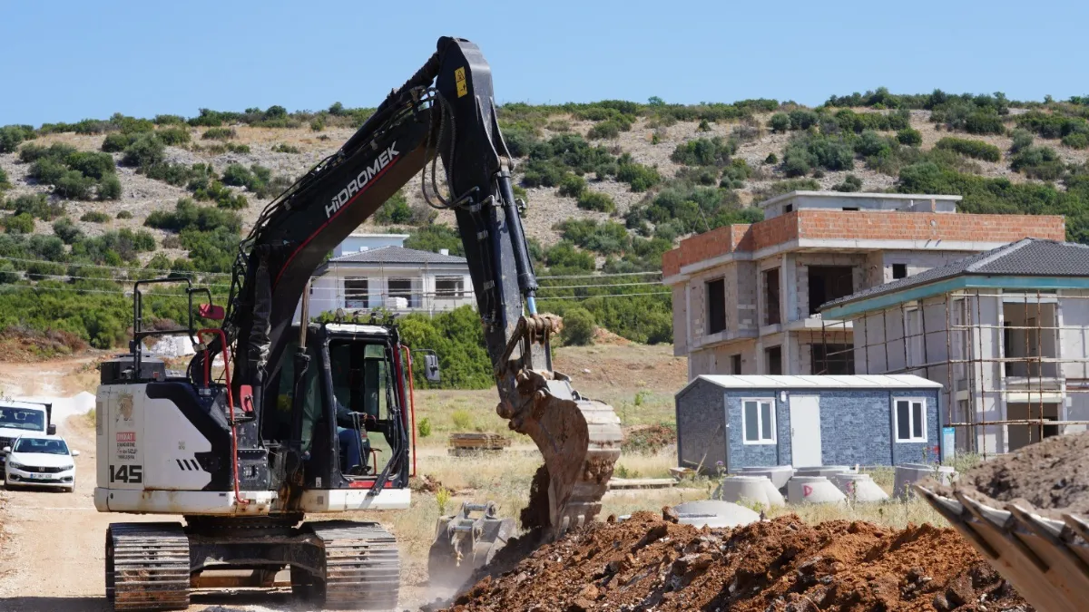 Yatağan’da yeni yerleşim birimine kanalizasyon hizmeti