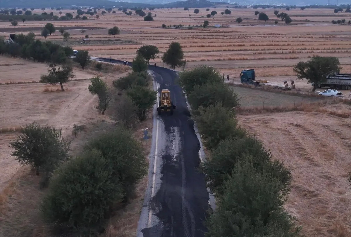 Devletten malzeme, Köylüden destek Karaot’ta yol seferberliği