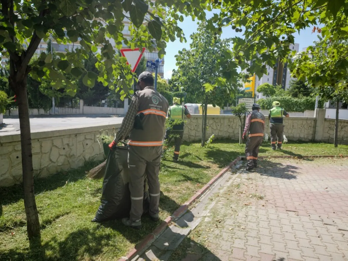 Etimesgut’ta Park ve Yeşil Alanlarda Bakım Çalışmaları Sürüyor