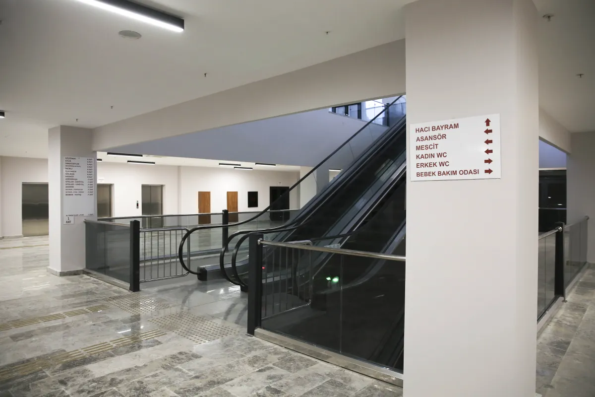 Ulus’ta Dolmuşlar Yeni ve Modern Duraklarına Kavuşuyor