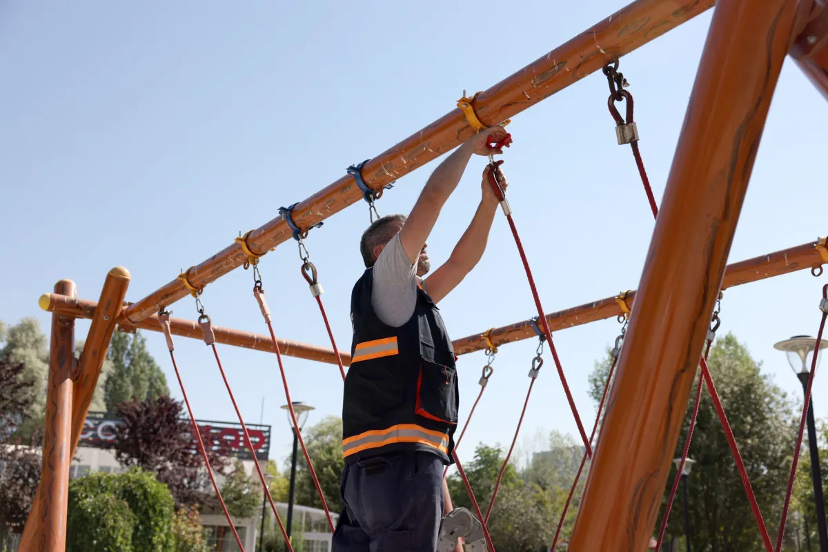 Çankaya Parklarında Bakım ve Onarım Seferberliği