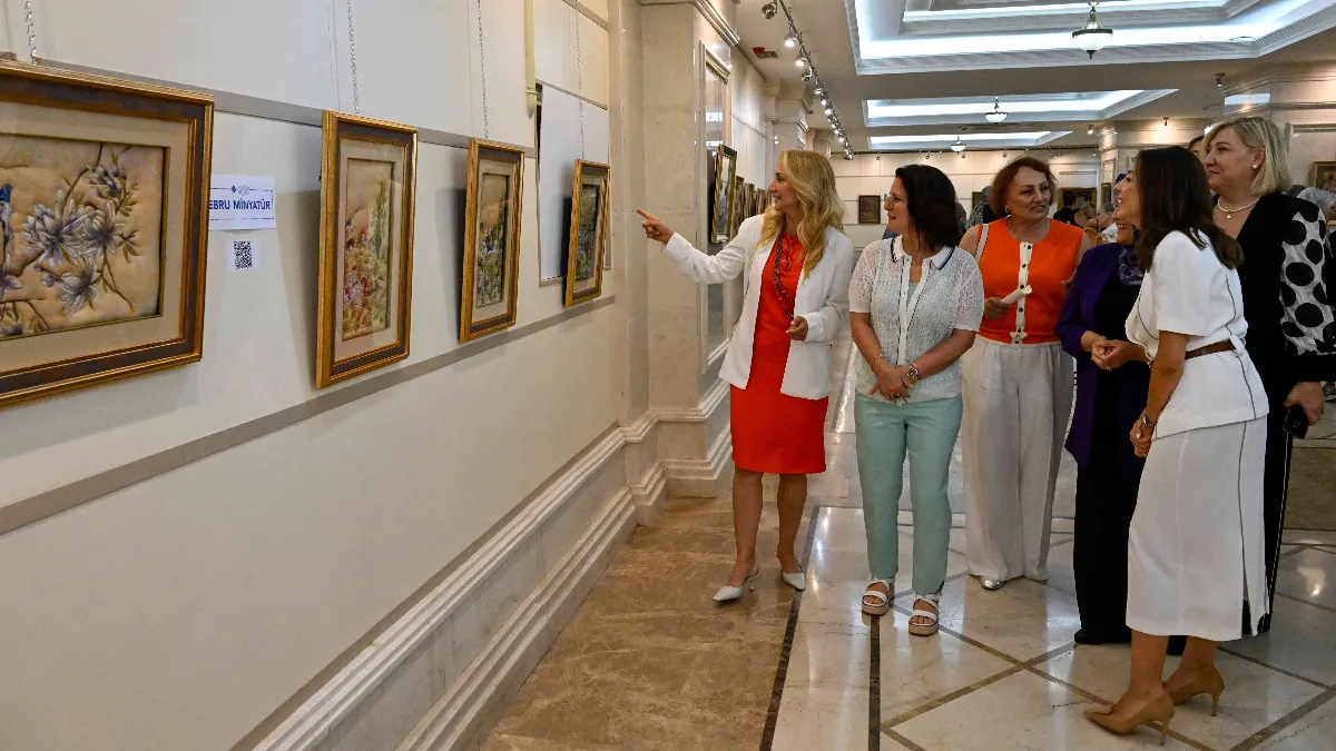 ABB Belmek Kursiyerlerinin El Emeği Göz Nuru Eserleri Sanatseverlerle Buluşuyor