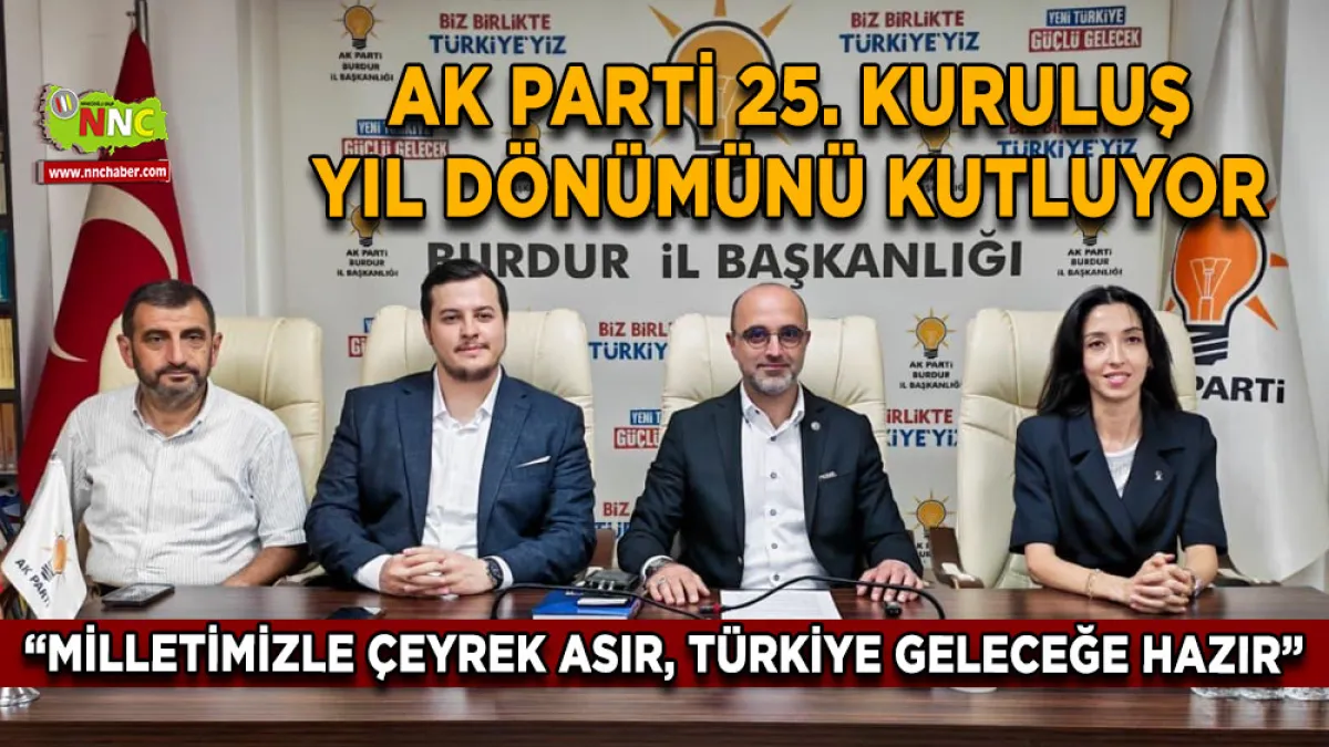AK Parti 25. Kuruluş yıl dönümünü kutluyor “Milletimizle çeyrek asır, Türkiye geleceğe hazır”