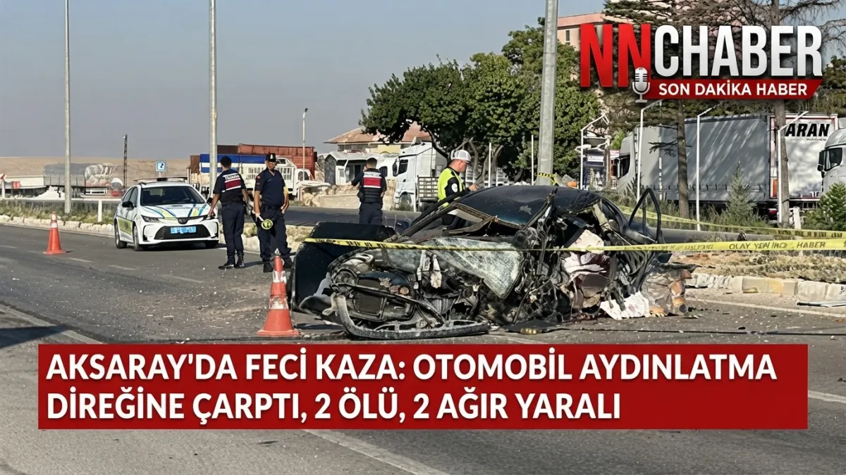 Aksaray Eskil Eşmekaya'da Feci kaza 2 ölü 2 ağır yaralı 
