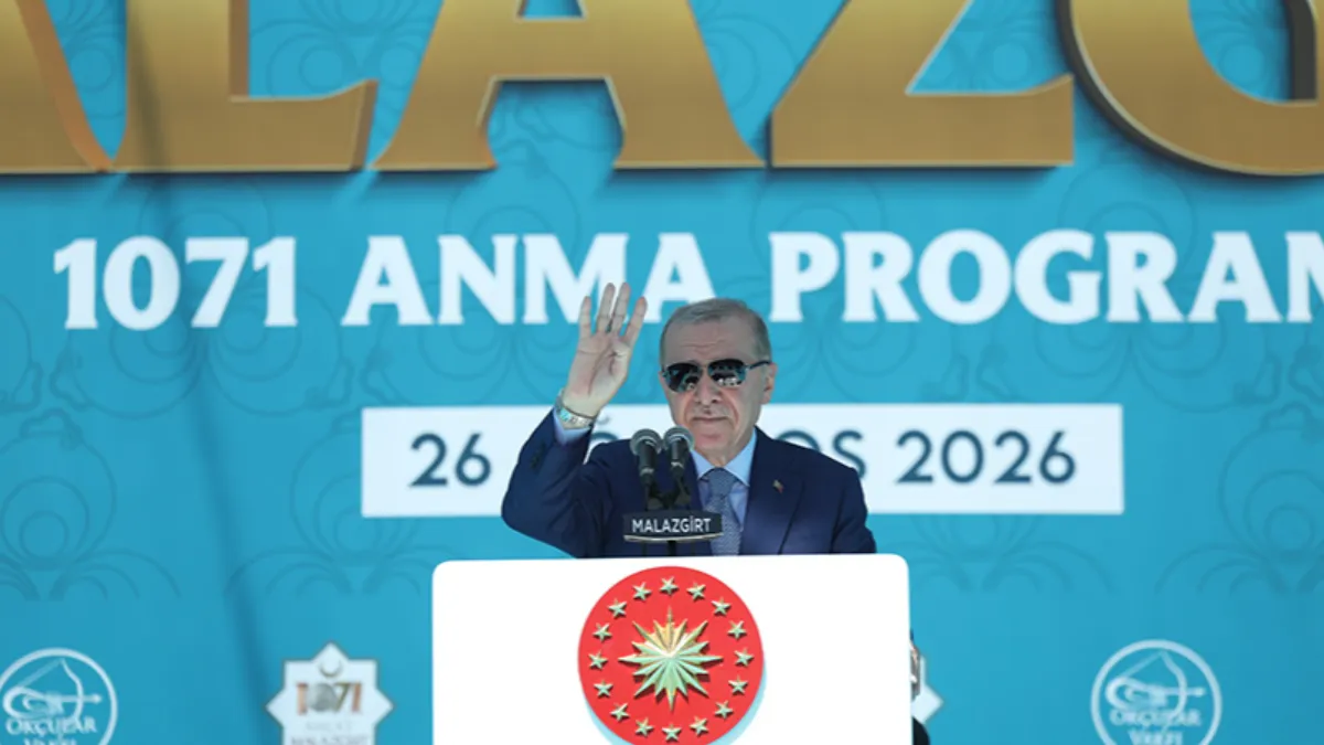 Ankara, Erdoğan’dan Malazgirt’te Birlik ve Güçlü Türkiye Vurgusu