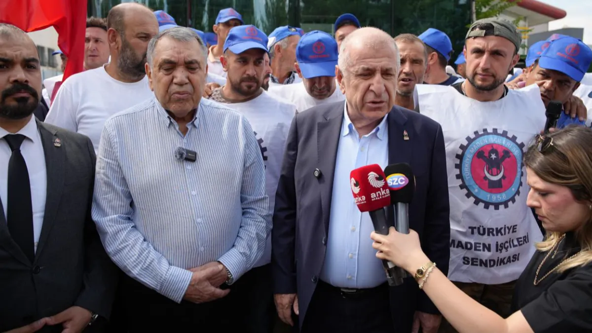 ANKARA- Ümit Özdağ’dan Maden İşçilerine Destek Ziyareti