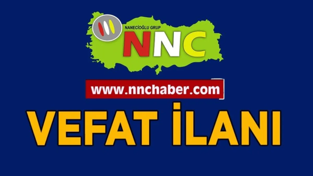 Antalya Bucak Vefat Necibe Atıcı