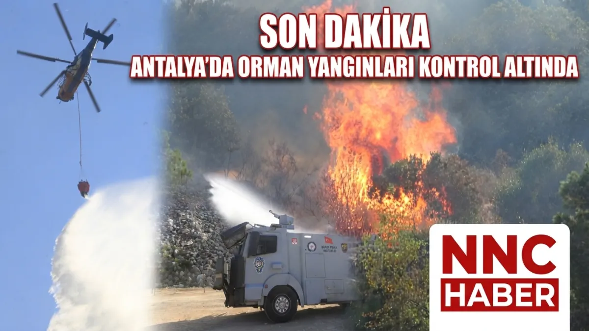 Antalya’da Çifte Yangın Alarmı: Alanya ve Konyaaltı’ndaki Alevler Kontrol Altında