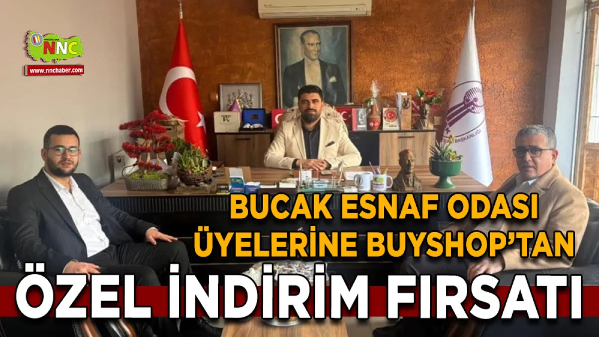 Bucak Esnaf Odası üyelerine BUYSHOP’tan özel indirim fırsatı